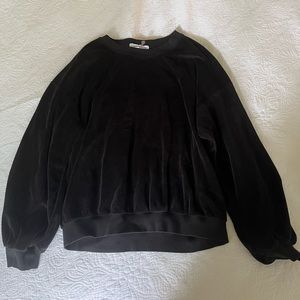 Velvet Sweatshirt